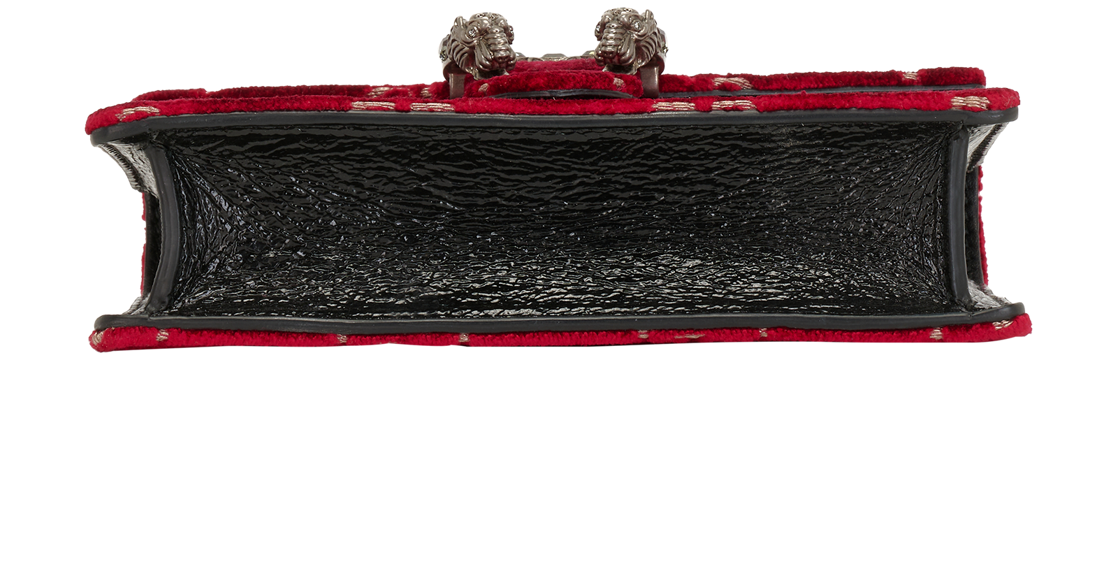 Super Mini Dionysus, &pound;450, Handbags, Red, Velvet, Top view